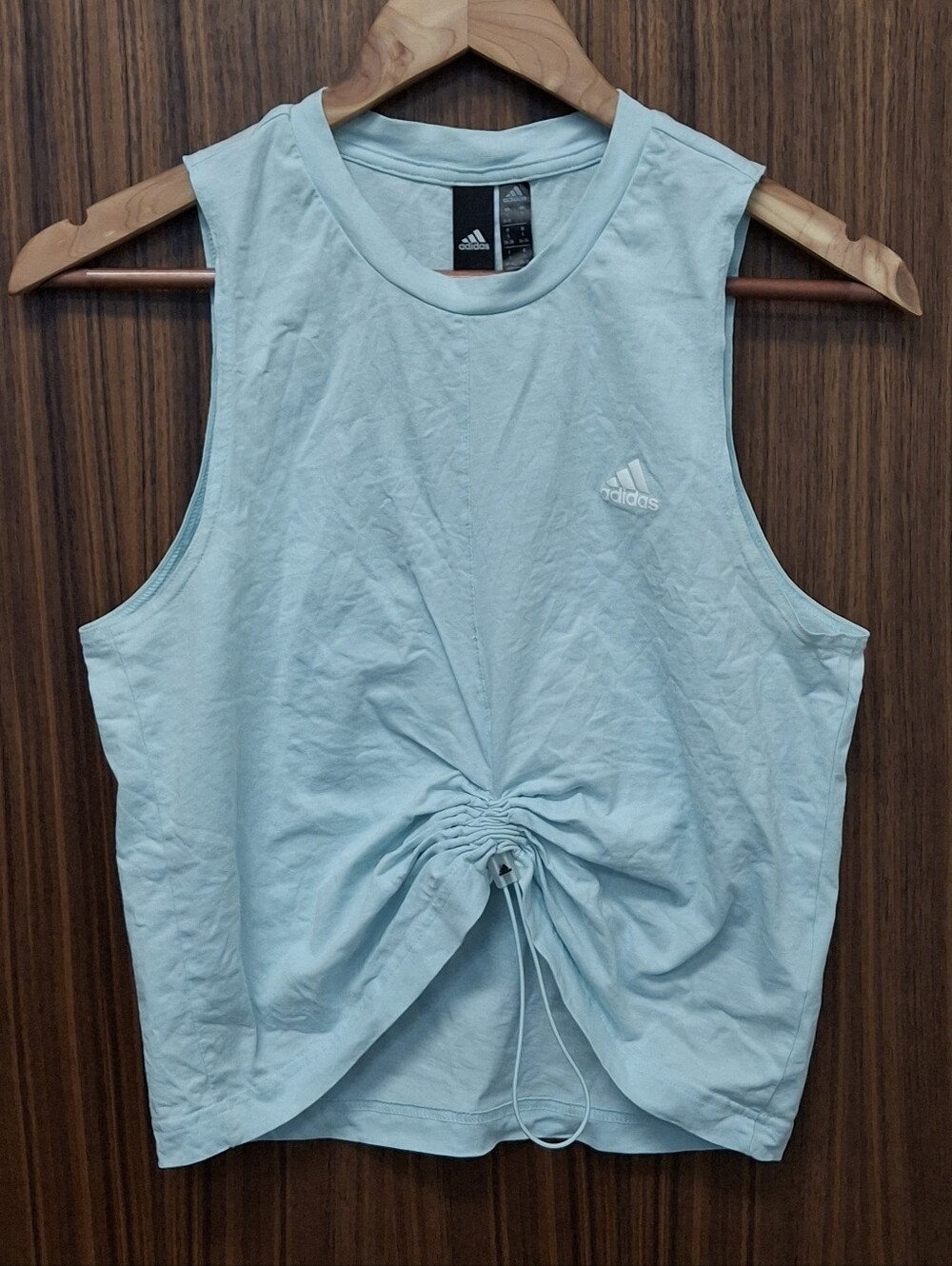 ADIDAS Scrunch Front Tank Top SZ S